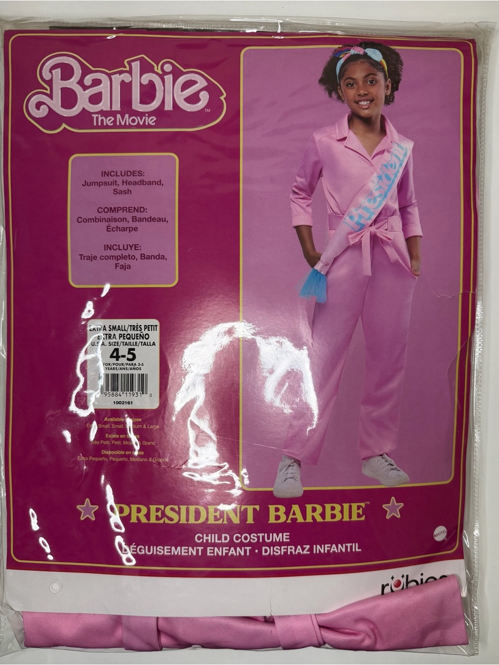Barbie The Movie Pink Jumpsuit Costume Pack - Pink
